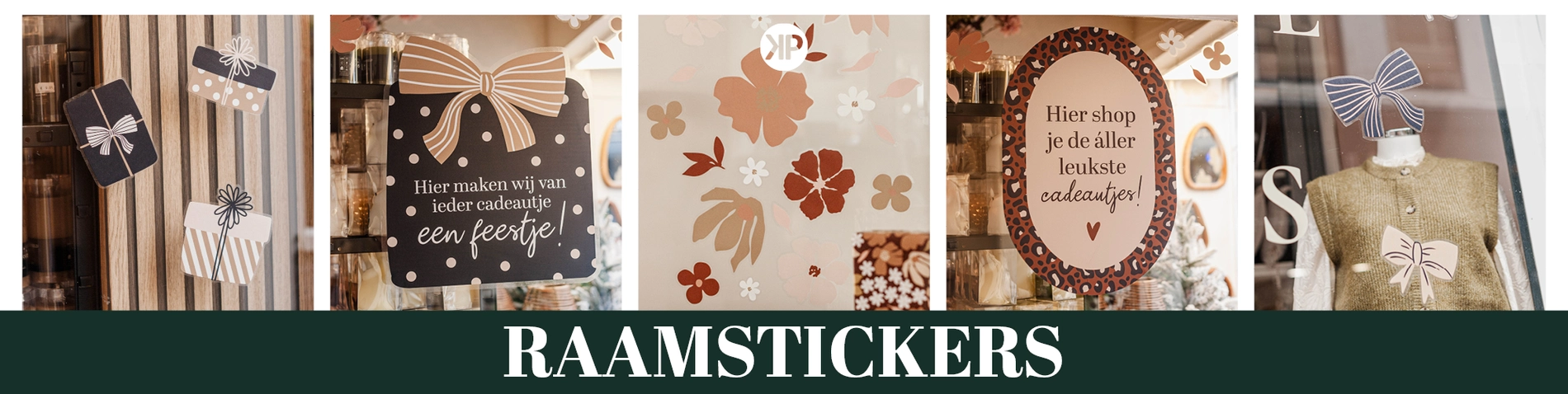 Zelfklevende raamstickers & raambestickering easy dot – Sinterklaas, Kerst, verjaardagen
